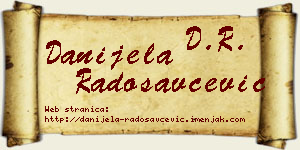 Danijela Radosavčević vizit kartica